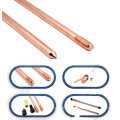 ZKER manufacture 32 mm Electric protection for lightning copper clad steel earth rod price